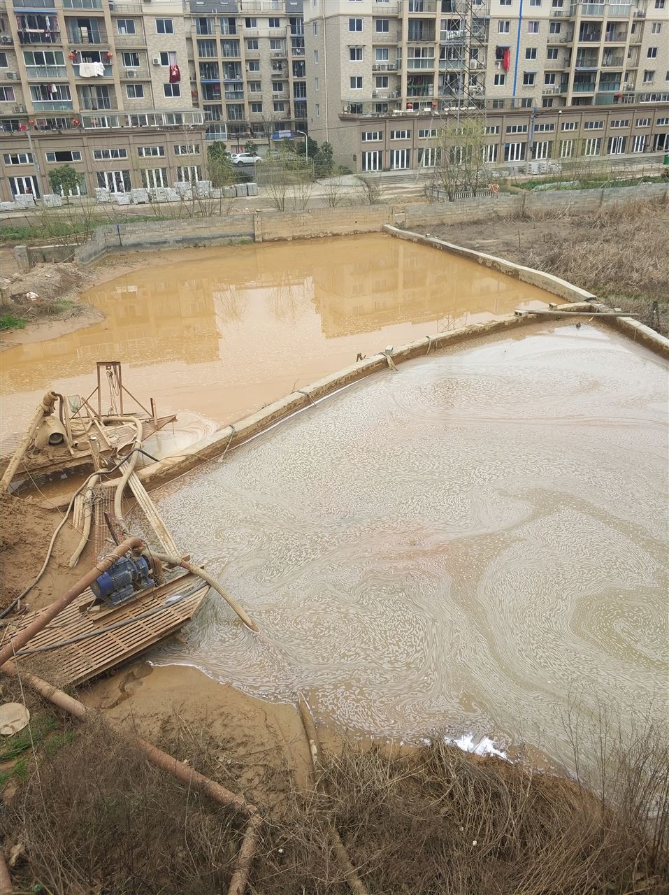 滕州沉淀池淤泥清理-厂区废水池淤泥清淤
